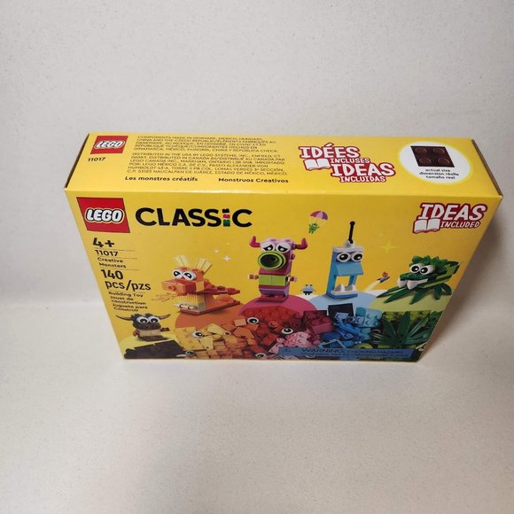 NEW Lego Classic 11017 CREATIVE MONSTERS 140 Piece Building Toy Set - SEALED - Picture 2 of 8